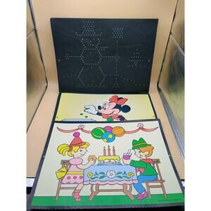 Vintage Lite-Brite Disney Mickey Mouse Pictures And Others - Sheets Only!